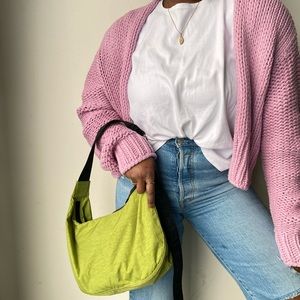 Baggu Medium Crescent Bag - Green Apple Discontinued Color